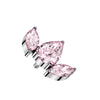 Top top 2 zirconias marquise cut Internally Threaded