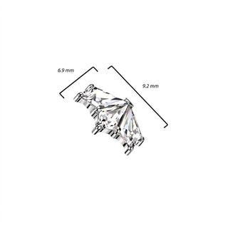 Top top fan 3 zirconias Internally Threaded