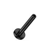 Base labret base flat black 3mm Push-In