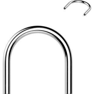 Titanium Barbell U Hoop Push-In