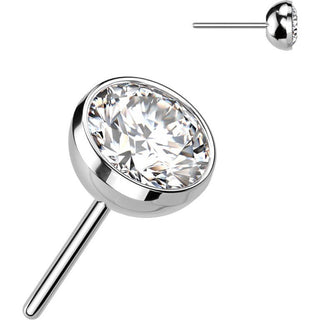 Titanium Top top round zirconia Push-In
