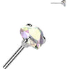 Titanium Top top heart zirconia Push-In