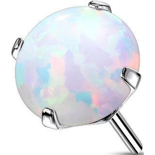 Titanium Top top round opal prong setting Push-In