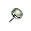 Top Top Semi-Precious Stone Push-In