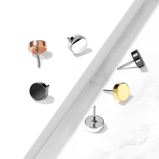 Titanium Top top flat round Push-In