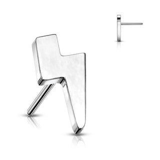 Titanium Top top flat lightening bolt Push-In