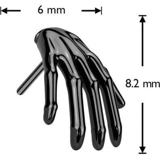 Titanium Top top skeleton hand Push-In