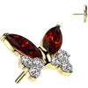 Titanium Top top butterfly Push-In