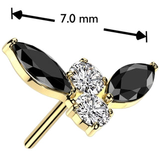 Titanium Top top bat zirconia Push-In