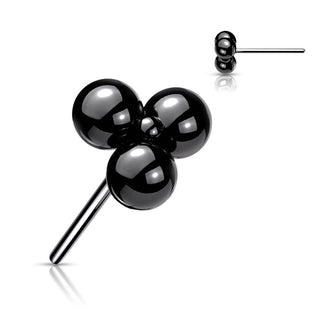 Titanium Top Top Trinity Balls Cluster Push-In