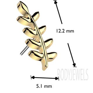 Titanium Top top leaf Push-In