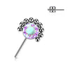Titanium Top top zirconia or opal with beaded balls Push-In