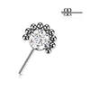Titanium Top top zirconia or opal with beaded balls Push-In