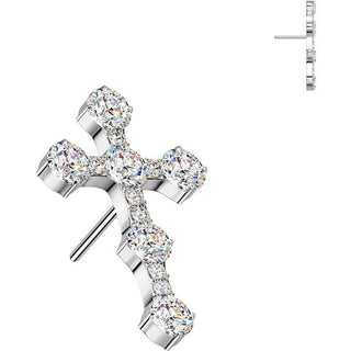 Titanium top cross zirconia Push-In