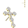 Titanium top cross zirconia Push-In