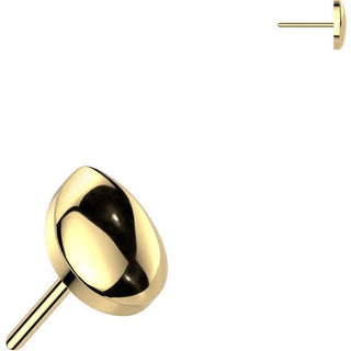 Titanium top teardrop Push-In
