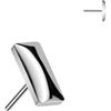 Titanium top rectangle Push-In