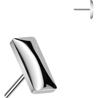 Titanium top rectangle Push-In