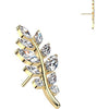Titanium top olive leaf zirconia Push-In