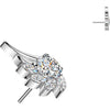 Titanium top angel wing zirconia Push-In