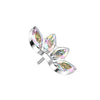 Titanium Top top marquise cut zirconias Push-In