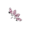 Titanium Top top marquise cut zirconias Push-In