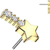 Titanium top star zirconia Push-In