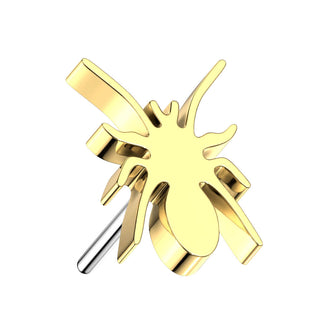 Titanium Top Top Spider Push-In
