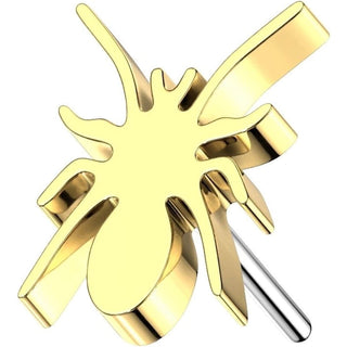 Titanium Top Top Spider Push-In