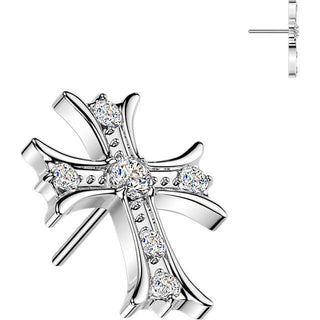 Titanium Top top zirconia celtic cross Push-In