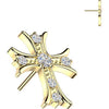 Titanium Top top zirconia celtic cross Push-In