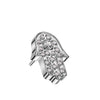 Top Top Hamsa Zirconia Push-In