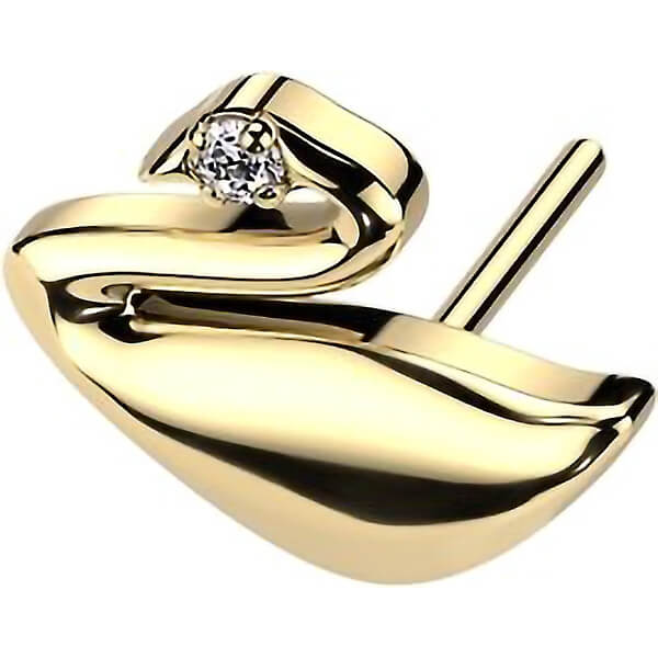 BestToHave Plata De Ley (925/1000) Plata Round Brilliant Incoloro Circonita