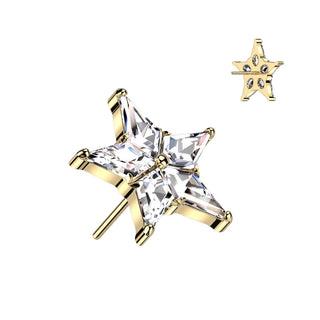 Titanium Top Top Star Zirconia Push-In