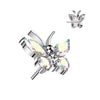 Top Top Butterfly Zirconia Push-In