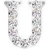 Titanium Top top alphabet initial zirconia Push-In