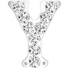 Titanium Top top alphabet initial zirconia Push-In