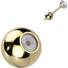 Titanium Top earring clasp