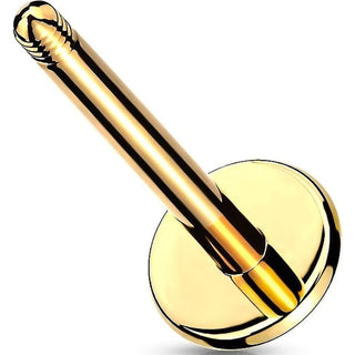 Base labret base flat back