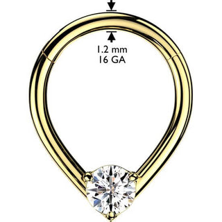 Ring teardrop zirconia Segment