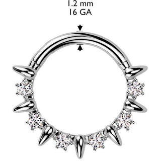 Anillo circonitas Segment