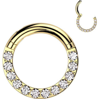 Titanium Ring zirconia Clicker