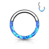 Titanium Ring Opal Clicker