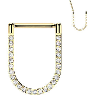Titanium Ring U-shape zirconia Segment