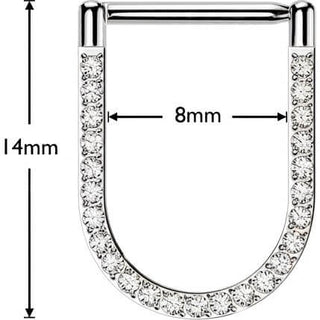 Titanium Ring U-shape zirconia Segment