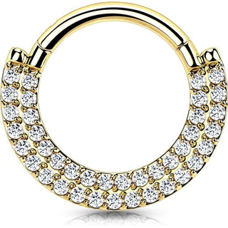 Titanium Ring Zirconia Clicker