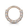 Silver 925 Ring Zirconia Bendable