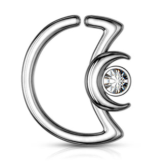 Anillo Circonita lunar Flexible