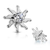Dermal Anchor top sun zirconia Internally Threaded