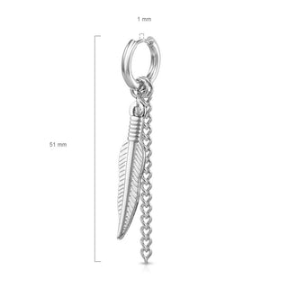 Earring Spring Chain dangle Clicker